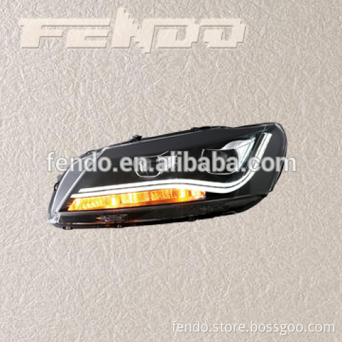 12V Car Volkswagen Passat 11-14 Headlights LED Head Lamp